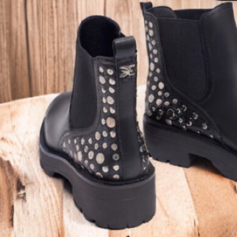 Sam Edelman Jayln Platform Studded Lug Sole Chelsea Boot
